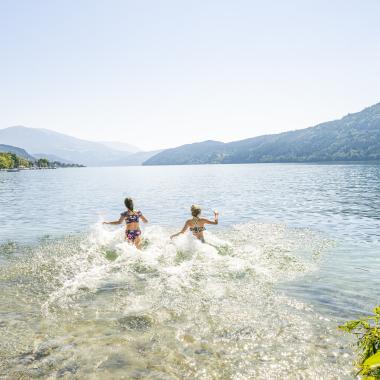Baden_Familie_Millst&auml;tter See_Sommer &copy;Franz Gerdl_MBN Tourismus